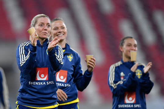 Linda Sembrant, Fridolina Rolfo and Julia Zigiotti Olme