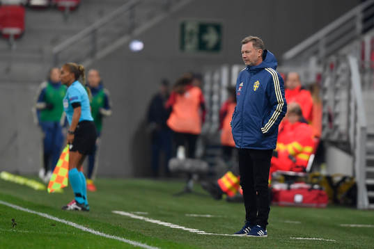 Peter Gerhardsson, head coach of Swden