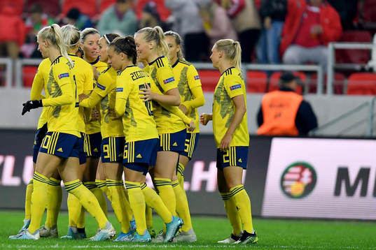 Magdalena Ericsson, Jonna Andresson and Madelen Janogy of