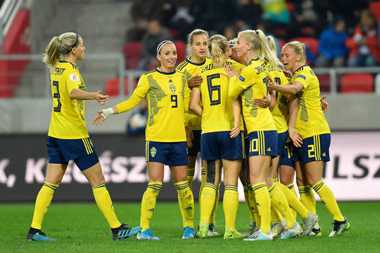 Linda Sembrant, Kosovare Asllani, Nathalie Bjorn, Magdalena
