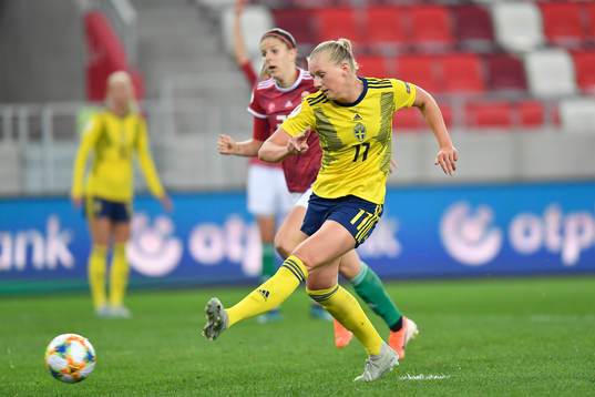 Stina Blackstenius of Sweden
