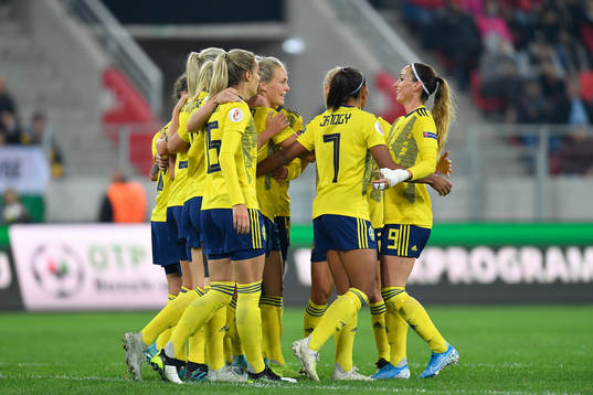 Magdalena Ericsson, Madelen Janogy, Hanna Glas and Kosovare