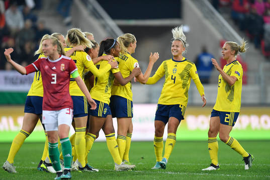 Magdalena Ericsson, Madelen Janogy, Hanna Glas and Jonna