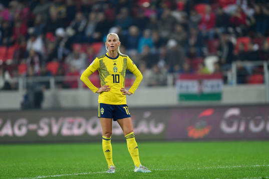 Sofia Jakobsson of Sweden reacts