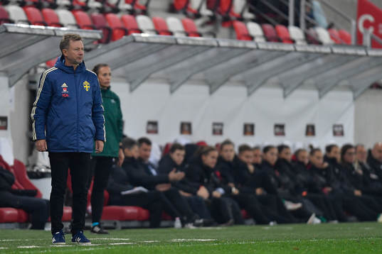 Peter Gerhardsson, head coach of Swden