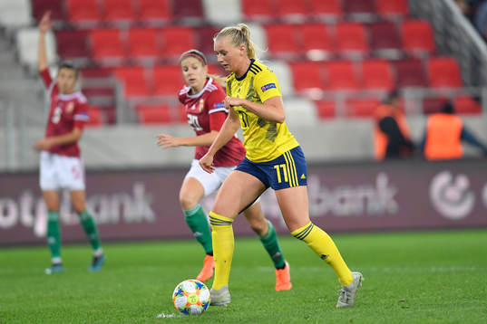 Stina Blackstenius of Sweden