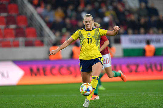 Stina Blackstenius of Sweden