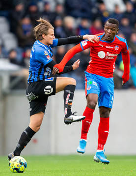 Sirius Tim Björkström och Helsingborgs Alhaji Gero