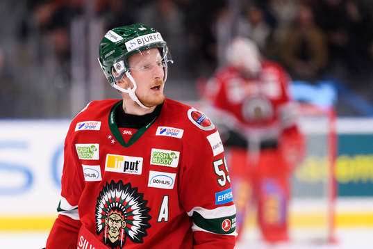 Frölundas Simon Hjalmarsson deppar