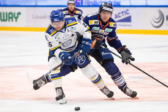 Leksands Patrik Zackrisson och Växjös Marcus Davidsson