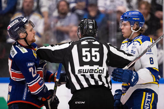 Växjös Brendan Shinnimin och Leksands Filip Johansson