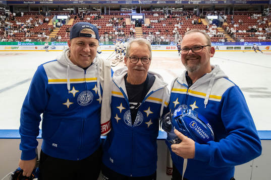 Leksands materialförvaltare Jesper Korning och Kjell