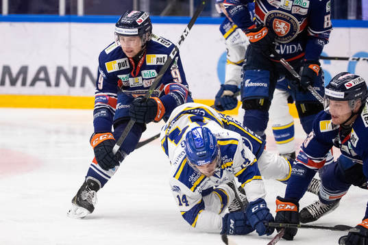 Växjös Marcus Davidsson och Leksands Oskar Lang