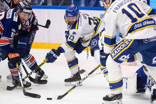 Leksands André Hult och Växjös Richard Gynge