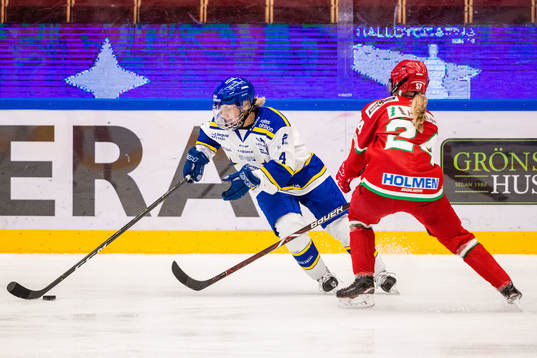 Leksands Wilma Johansson och Modos Anna Anderssonunder