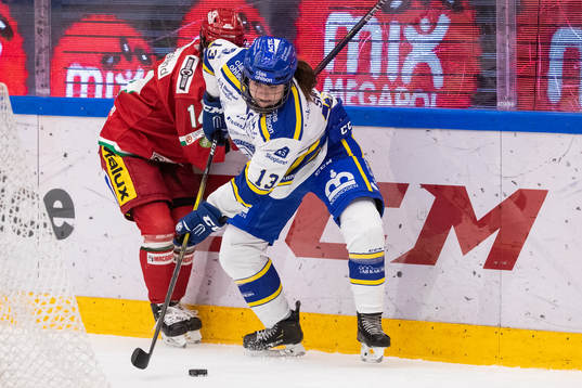 Leksands Hanna Sköld och Modos Sofia Engström