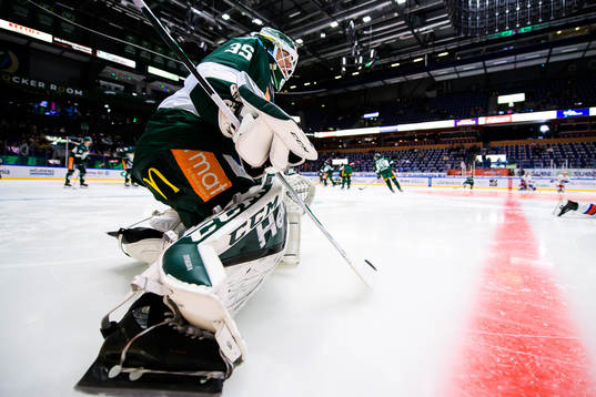 Färjestads målvakt Markus Svensson