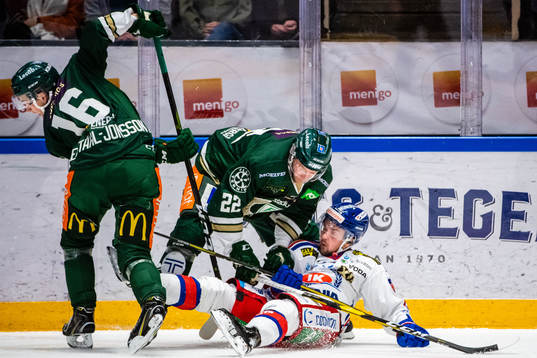 Färjestads Per Åslund och Oskarshamns Gustaf Franzén