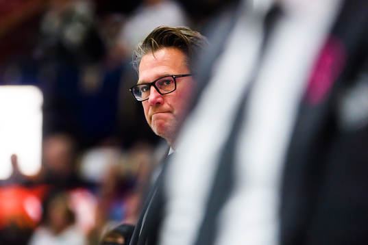 Oskarshamns tränare Håkan Åhlund deppar