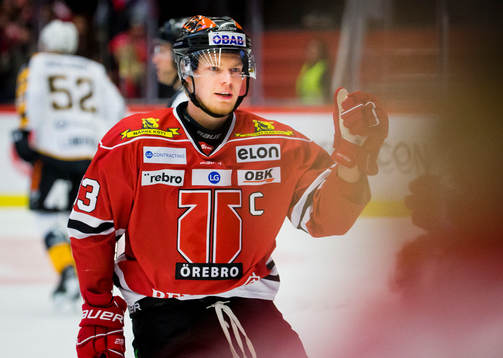 Örebros Christopher Mastomäki jublar