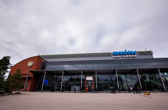 Exteriör av Monitor ERP Arena