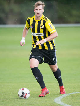 IFK Hässleholms Mattias Jönsson i matchen i division 2