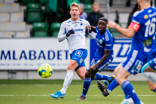 IFK Norrköpings Christoffer Nyman och Sundsvalls Pa Konate
