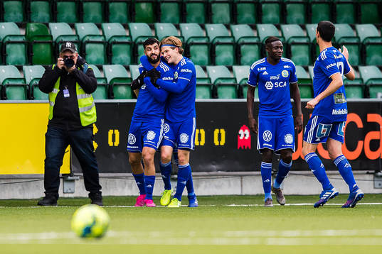 Sundsvalls spelare jublar