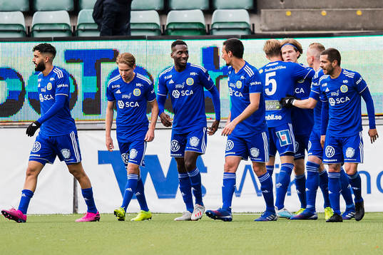 Sundsvalls spelare jublar