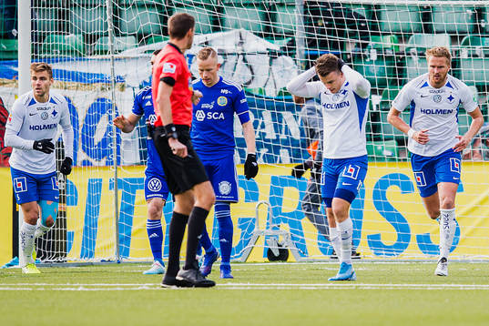 IFK Norrköpings Christoffer Nyman, Simon Skrabb och Kasper