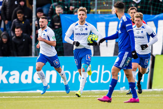 IFK Norrköpings Christoffer Nyman jublar