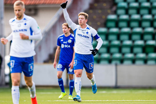 IFK Norrköpings Alexander Fransson jublar