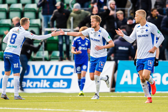 IFK Norrköpings spelare jublar