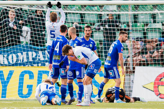 IFK Norrköpings Rasmus Lauritsen deppar