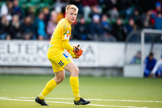IFK Norrköpings målvakt Isak Pettersson