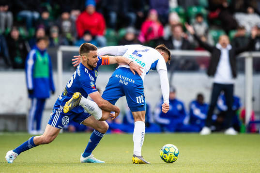 Sundsvalls Carlos Gracia och IFK Norrköpings Henrik