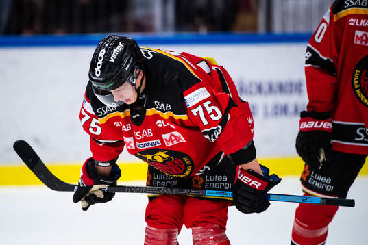 Luleås Arttu Ilomäki deppar