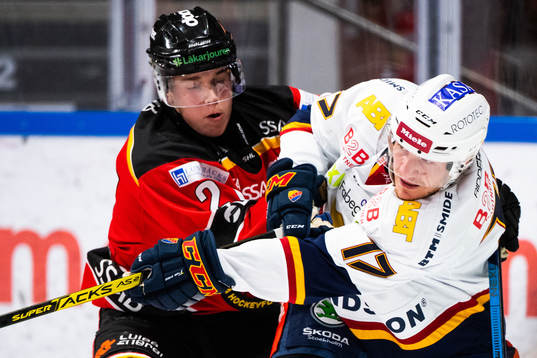 Luleås Nils Lundkvist och Djurgårdens Henrik Eriksson