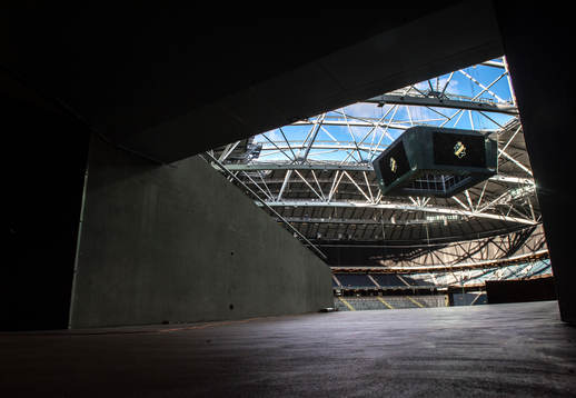 Öppet tak på Friends Arena