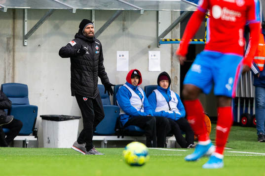 Helsingborgs tränare Olof Mellberg
