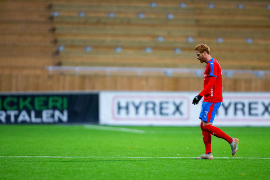 Helsingborgs Alexander Farnerud deppar