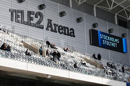 Interiör av Tele2 Arena