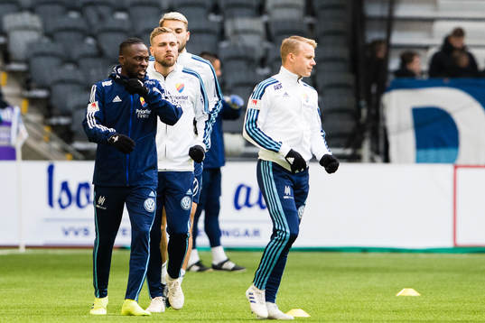 Djurgårdens Mohamed Buya Turay, Fredrik Ulvestad och