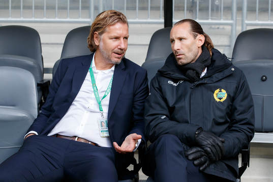 Hammarbys sportchef Jesper Jansson och Hammarbys målvakt
