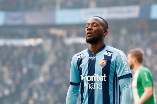 Djurgårdens Mohamed Buya Turay deppar