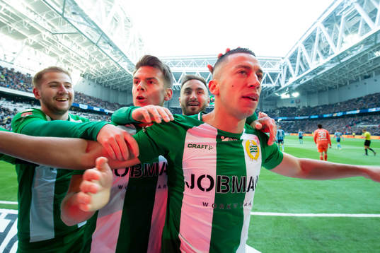 Hammarbys Nikola Djurdjic jublar