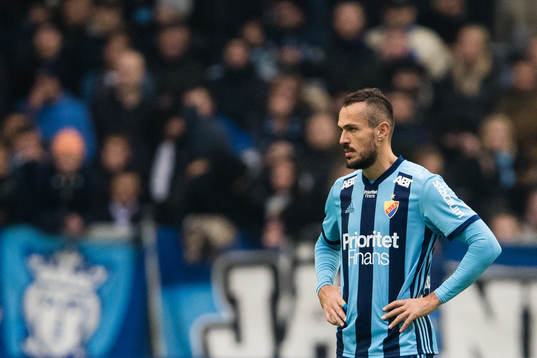 Djurgårdens Emir Kujovic deppar