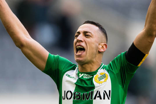 Hammarbys Nikola Djurdjic jublar