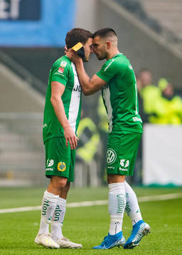 Hammarbys Jeppe Andersen och Vladimir Rodic