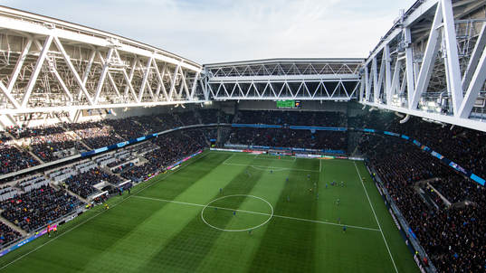 Genrerell vy över Tele2 Arena